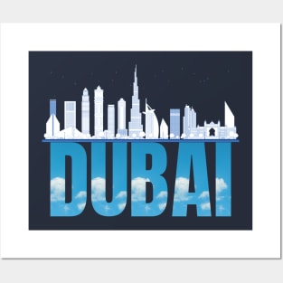 Skyline Serenity: Dubai Posters and Art